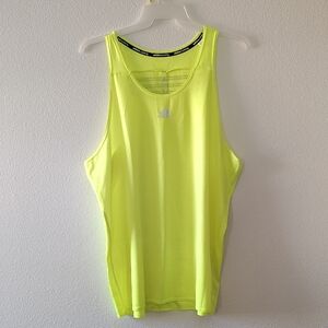 Adidas Men's Highlighter Yellow Athletic Active ear Tank Top Size XL